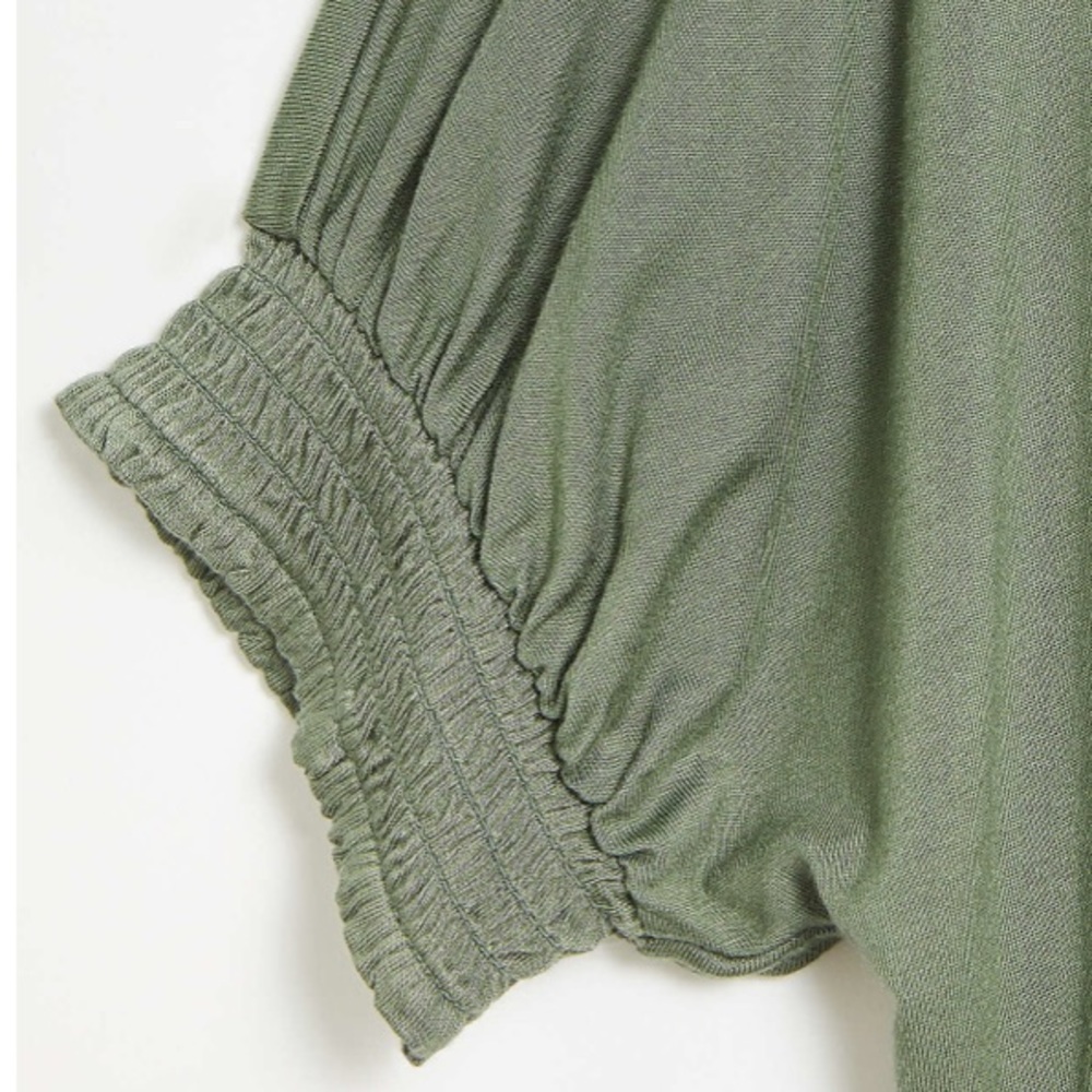 LOFT Smocked Cuff Tee - Picture 5 of 8